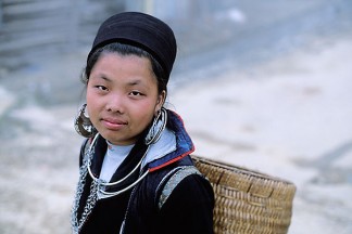 Vietnam, Sapa, HIll Tribe Vendor